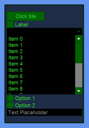 Colors changed with minimal code